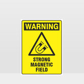Custom Signs For Business,Warning Strong Magnetic Field Sign